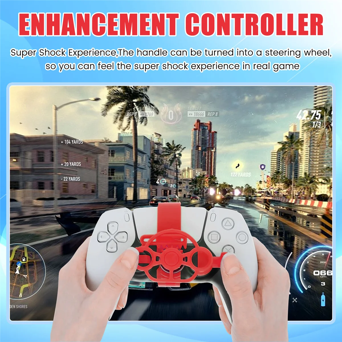 PS5 Handle Game Steering Wheel