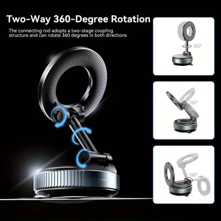 2026 Upgraded Vacuum Magnetic Car Phone Holder 360°